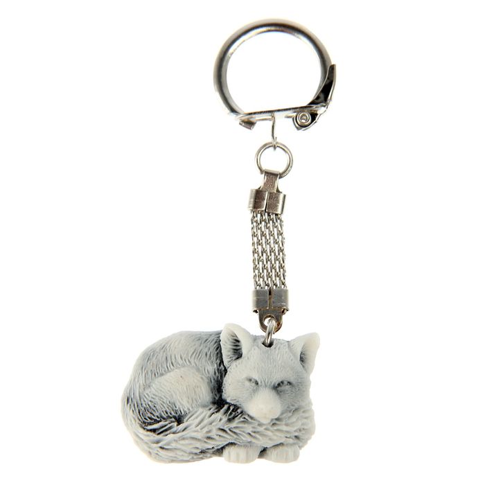 Брелок "Лисёнок калачиком"