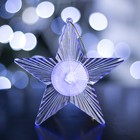 Игрушка световая "Звезда " (батарейки в комплекте) на подставке и присоске 10 см