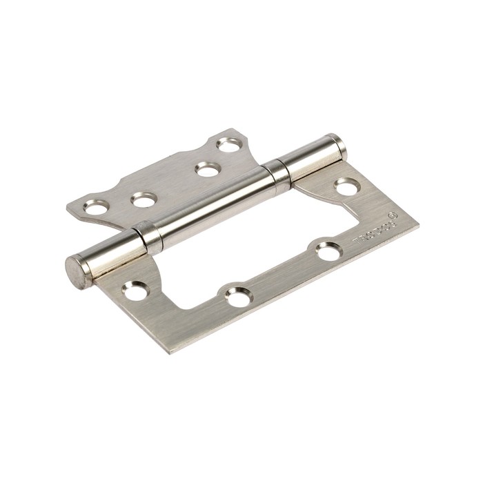 

Петля дверная TRODOS, 100х75х2 мм, без врезки, цвет никель