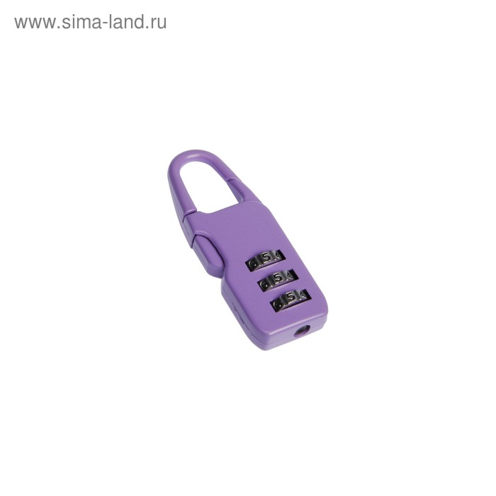 фото Замок навесной trodos cl510a, кодовый, фиолетовый