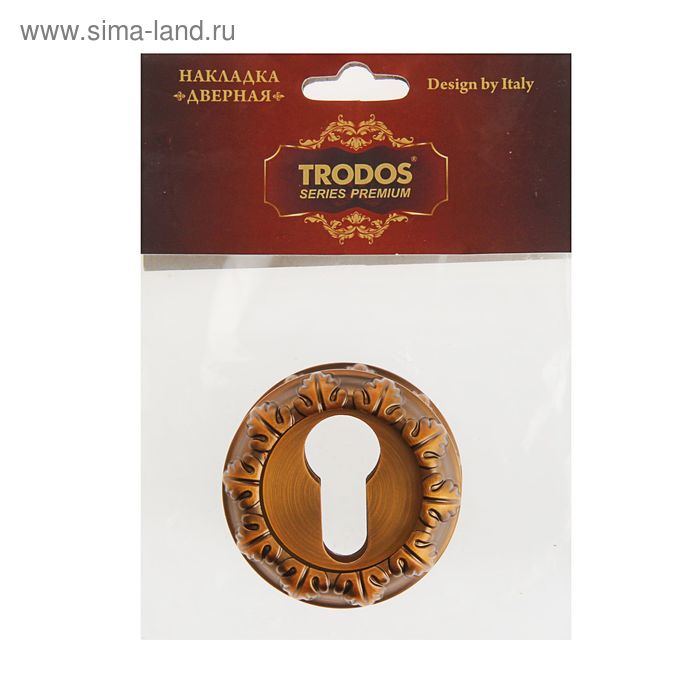 

Накладка на цилиндр TRODOS Premium ET10 CF, цвет кофе