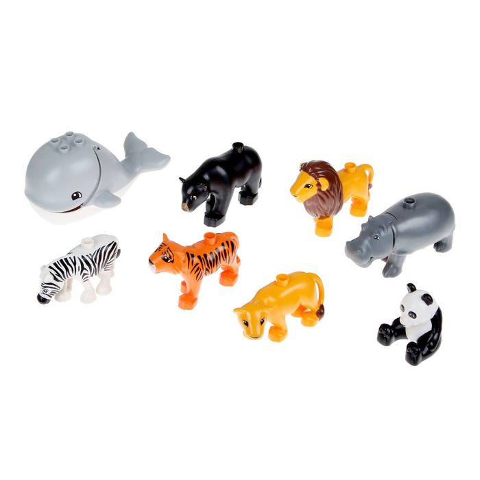 Конструктор "Вокруг света: В мире животных", 163 детали