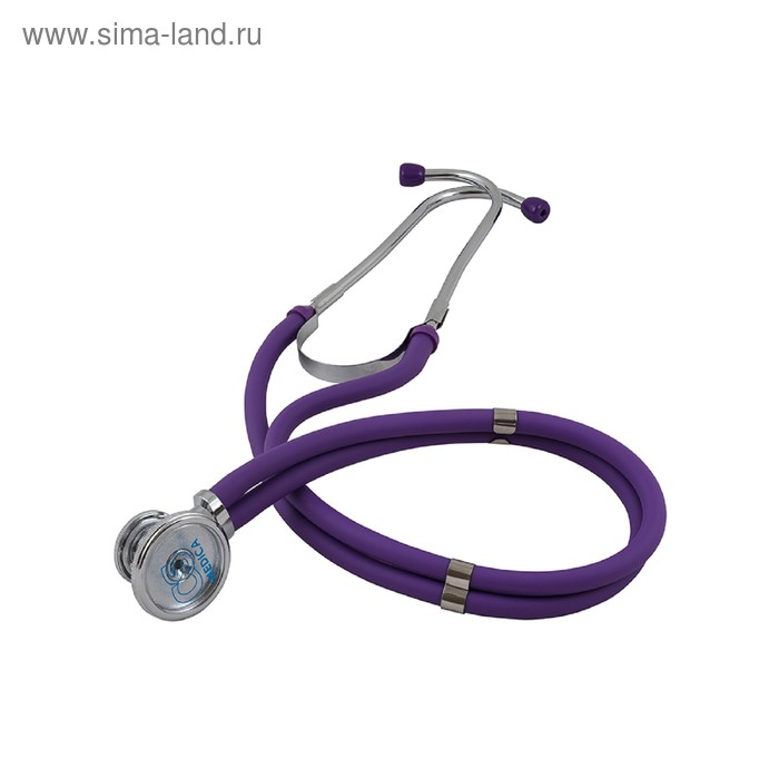 фото Стетофонендоскоп cs medica cs-421, тип раппапорт, цвет фиолетовый