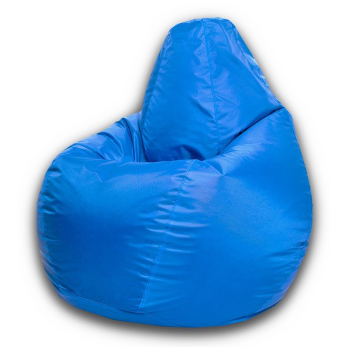 Кресло-мешок «Груша» Позитив, размер M, диаметр 70 см, высота 90 см, оксфорд, цвет синий кресло мешок груша позитив размер m диаметр 70 см высота 90 см оксфорд цвет салатовый неон