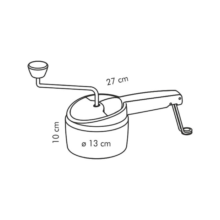 Вращающаяся тёрка Tescoma HANDY, 3 диска (643876)