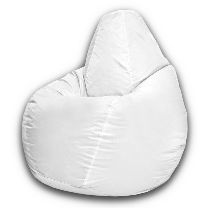 Кресло-мешок «Груша» Позитив, размер M, диаметр 70 см, высота 90 см, оксфорд, цвет белый