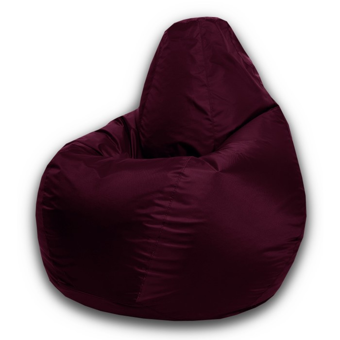 Кресло-мешок «Груша» Позитив, размер M, диаметр 70 см, высота 90 см, оксфорд, цвет бордовый