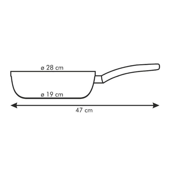 Сковорода Wok Tescoma i-PREMIUM, нержавеющая сталь, диаметр 28 см (602328)