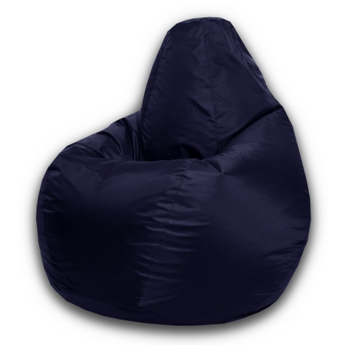 Кресло-мешок «Груша» Позитив, размер L, диаметр 80 см, высота 100 см, оксфорд, цвет тёмно-синий