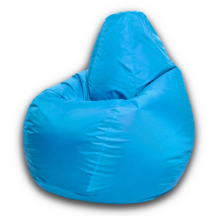 фото Кресло-мешок xl, ткань нейлон, цвет голубой позитив