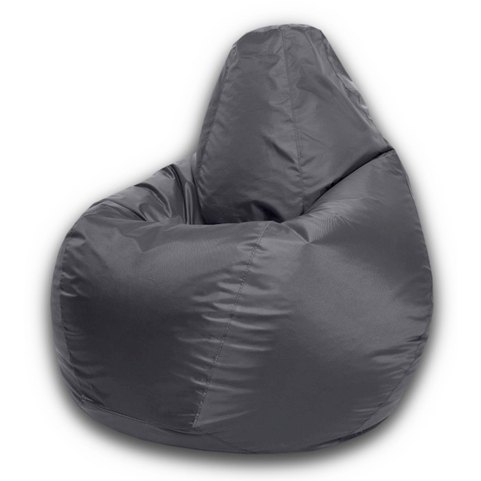 Кресло-мешок «Груша» Позитив, размер XXL, диаметр 105 см, высота 130 см, оксфорд, цвет серый