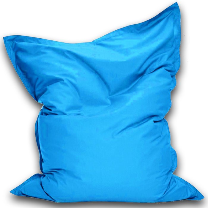 Кресло-мешок Мат мини, размер 120х140 см, ткань оксфорд, цвет голубой