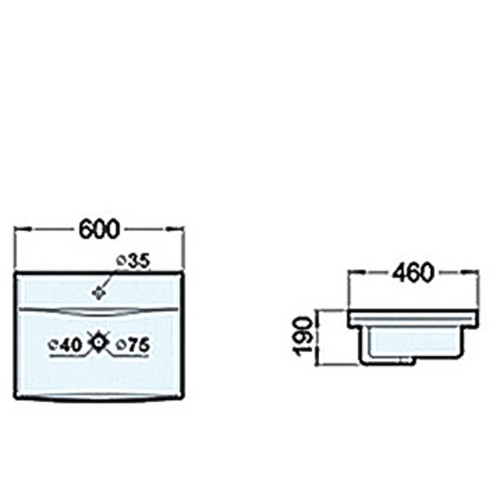 Раковина COMFORTY XD-S60
