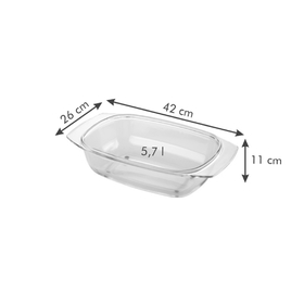 

Жаровня глубокая Tescoma Delecia Glass, 42 x 26 x 11 см