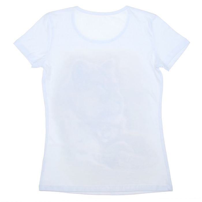 Футболка женская "Львица и тигренок", р-р M (46), 100% хлопок