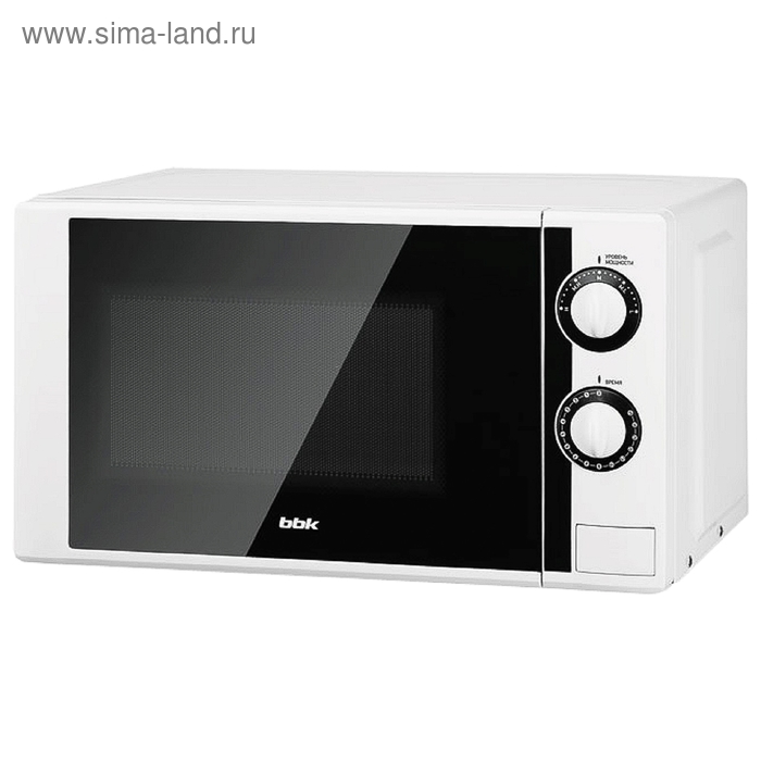 фото Микроволновая печь bbk 20mws-704m/w, 700 вт, 20 л, белая