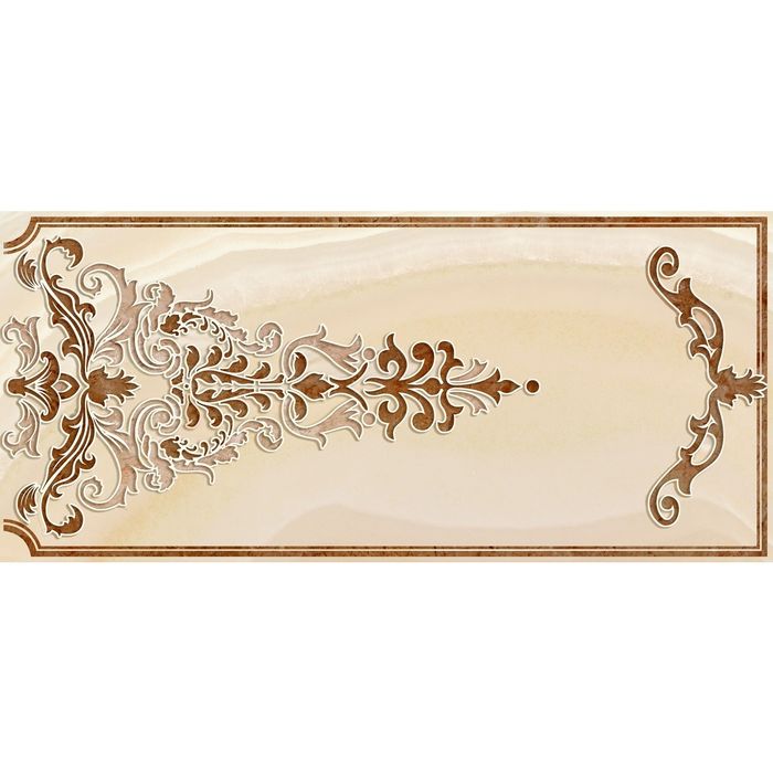 Вставка керамическая Agat AW2G011DT, бежевая, 200х440 мм