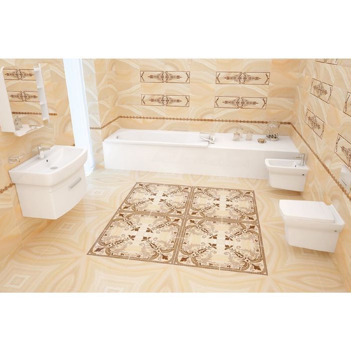 Облицовочная плитка Agat AWG011D, бежевая, 440х200 (1,05 м.кв)