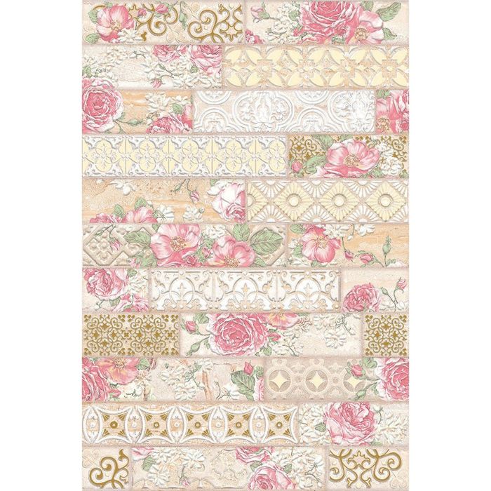 Вставка керамическая Beata BD2N012DT, бежевая, 300х450 мм