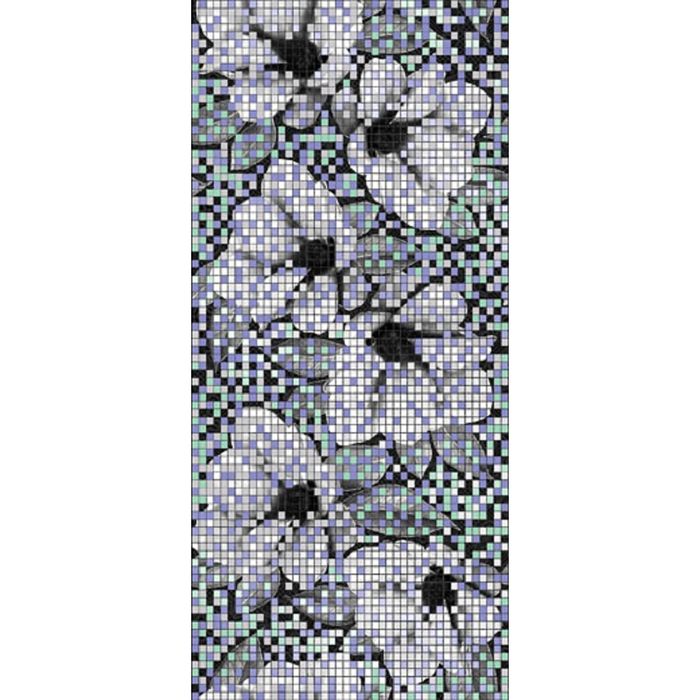 Вставка керамическая Black and White BW2G231, чёрная, 200х440 мм