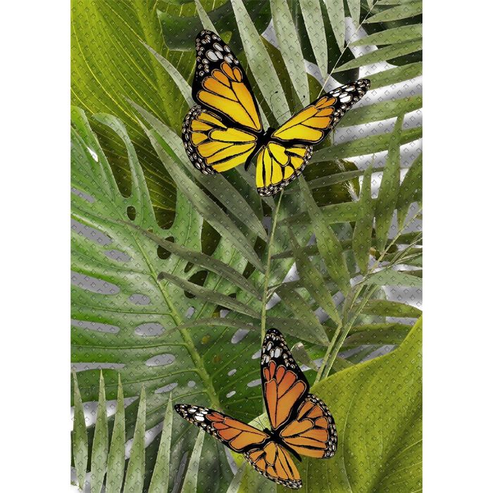 Вставка керамическая Tropicana TC2M021DT, зелёная, 250х350 мм