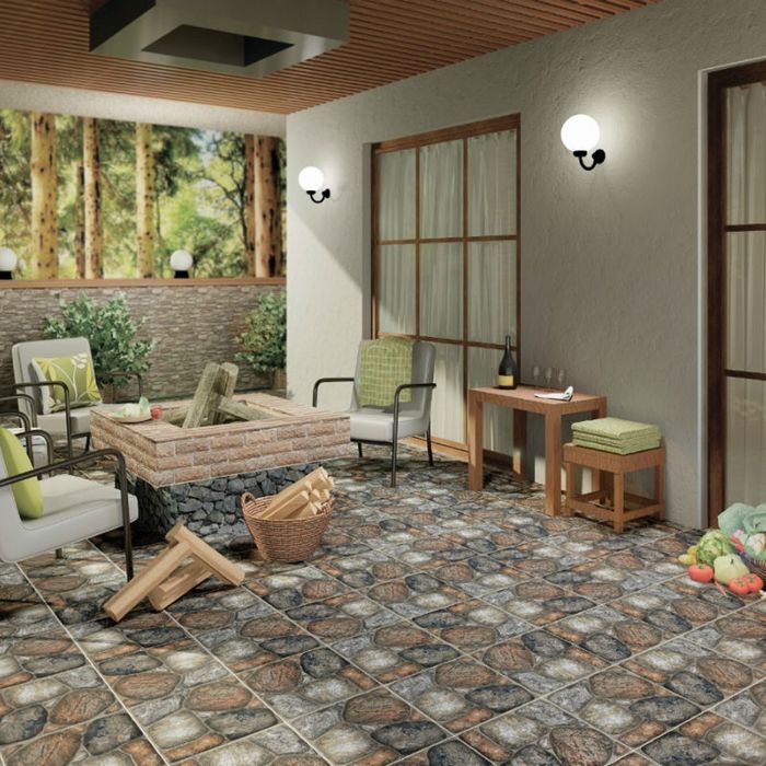 Керамогранит глазурованный Kair C-KR4P452D, многоцветный, 326х326 мм (1,17 м.кв)