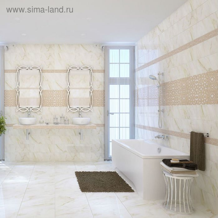 

Облицовочная плитка Carra C-CRS011Dn, бежевая, 200х60 мм (1,08 м.кв)