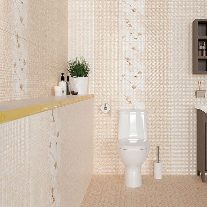 Керамогранит глазурованный Linda LI4R012DR, бежевый, 420х420 мм (1,41 м.кв)