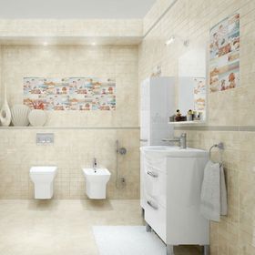 

Вставка керамическая Ocean OC2M041DT Sea 1, голубая, 250х350 мм