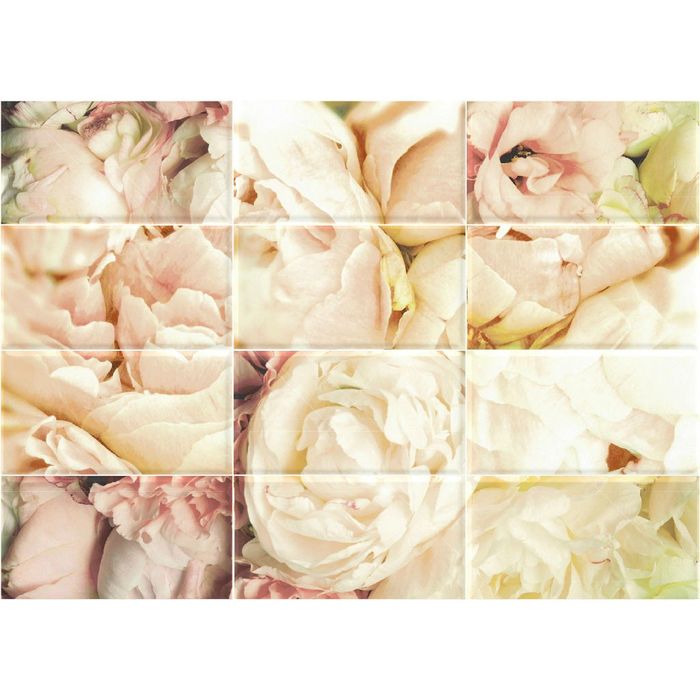 Вставка керамическая Ocean OC2M011DT Spring 1, бежевая, 250х350 мм