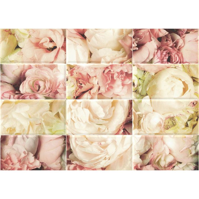 Вставка керамическая Ocean OC2M012DT Spring 2, бежевая, 250х350 мм