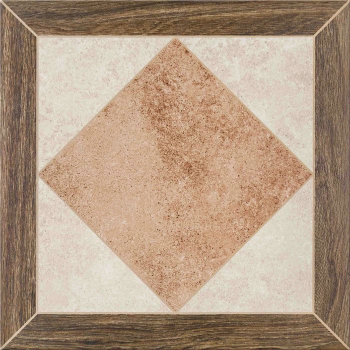 Керамогранит глазурованный Persa C-PE4R452D Wood Frame, многоцветный, 420х420 мм (1,41 м.кв)