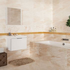 

Вставка керамическая Petra C-PR2L302D Колонны, светло-бежевая, 300х600 мм