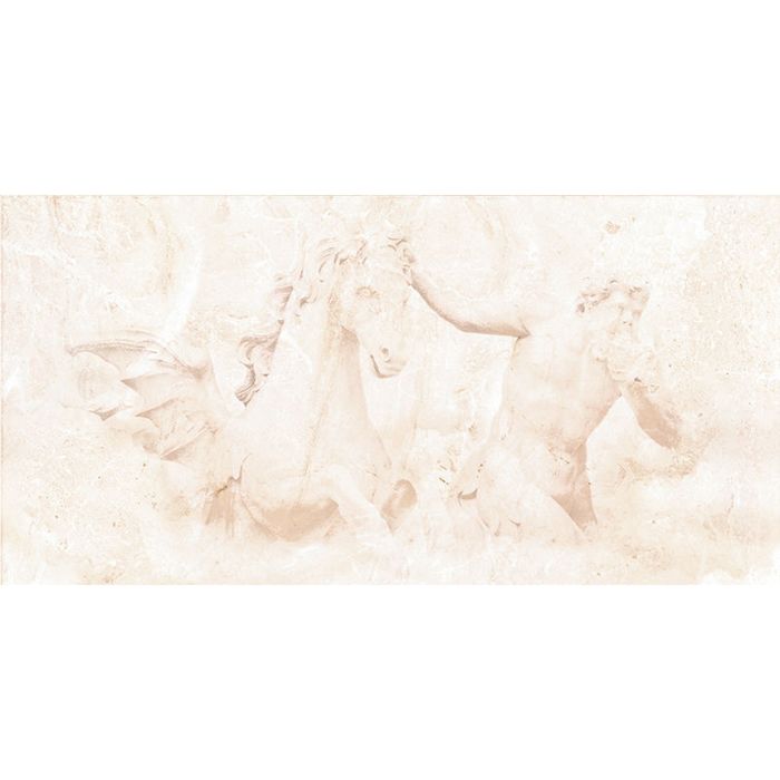Вставка керамическая Petra C-PR2L304D Конь, светло-бежевая, 300х600 мм
