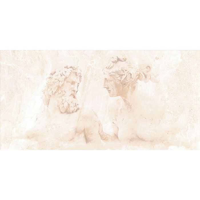Вставка керамическая Petra C-PR2L303D Люди, светло-бежевая, 300х600 мм
