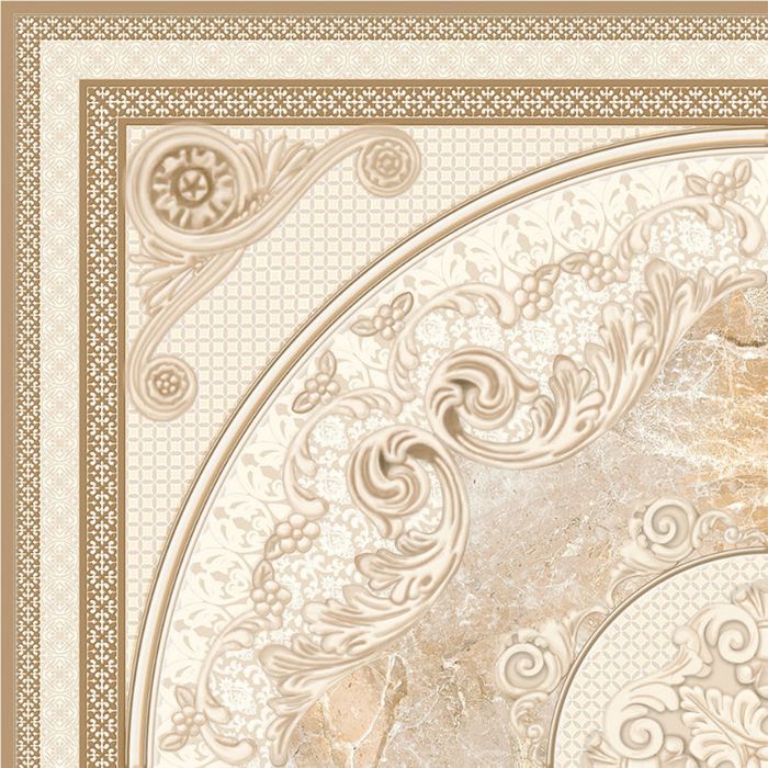 Напольная вставка Petra PR6R302DT, светло-бежевая, 420х420 мм