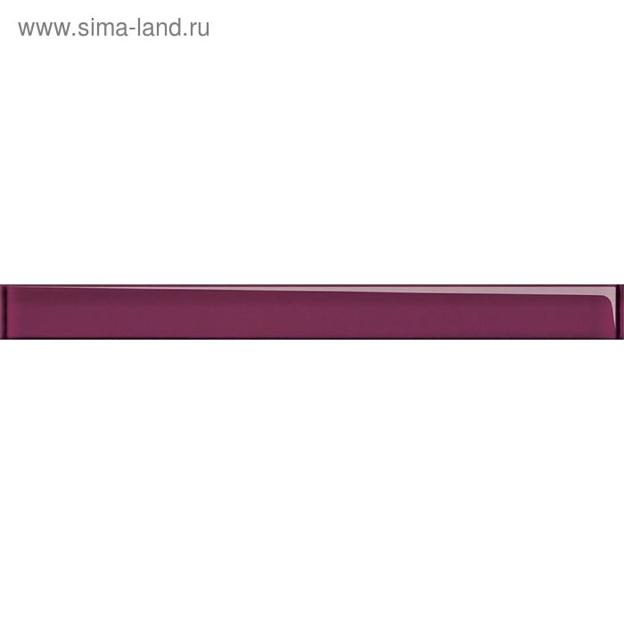 Бордюр стеклянный Universal Glass UG1H221, сиреневый, 40х450 мм спецэлемент стеклянный universal glass пурпурный 3х75