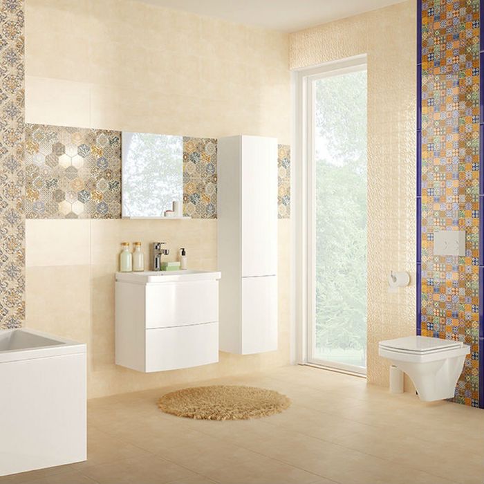 Облицовочная плитка Tilda TDN012D, бежевая, 300х450 мм (1,35 м.кв)