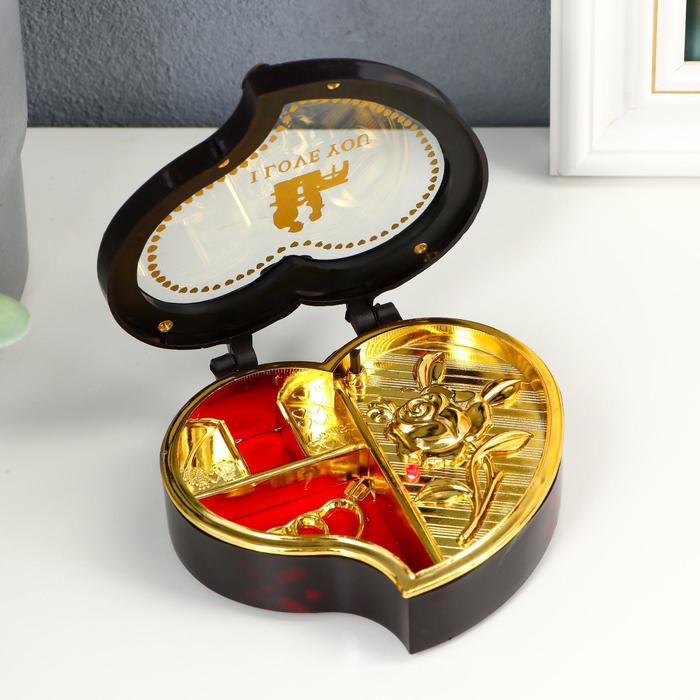 Шкатулка музыкальная "Сердечко"