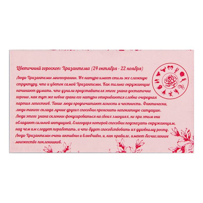 Конус для цветов "Хризантема" серия цветы, 27 х 13 см