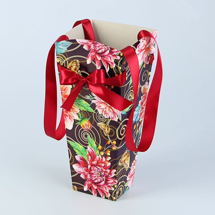 Пакет для цветов "Хризантема", 12 х 10 см