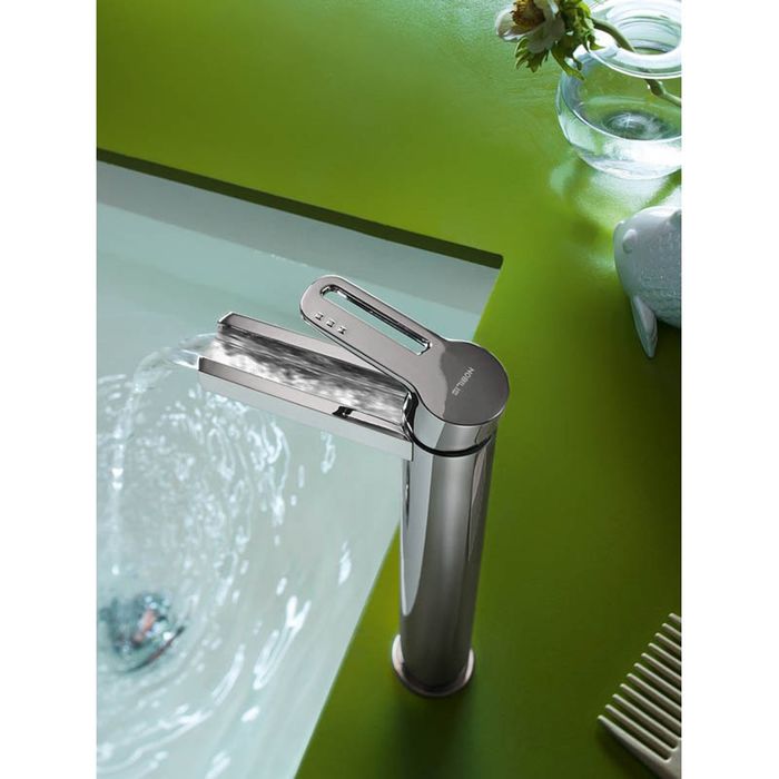 Смеситель для раковины TEKNOBILI NEW ROAD RDC0118/2CR, каскадный излив