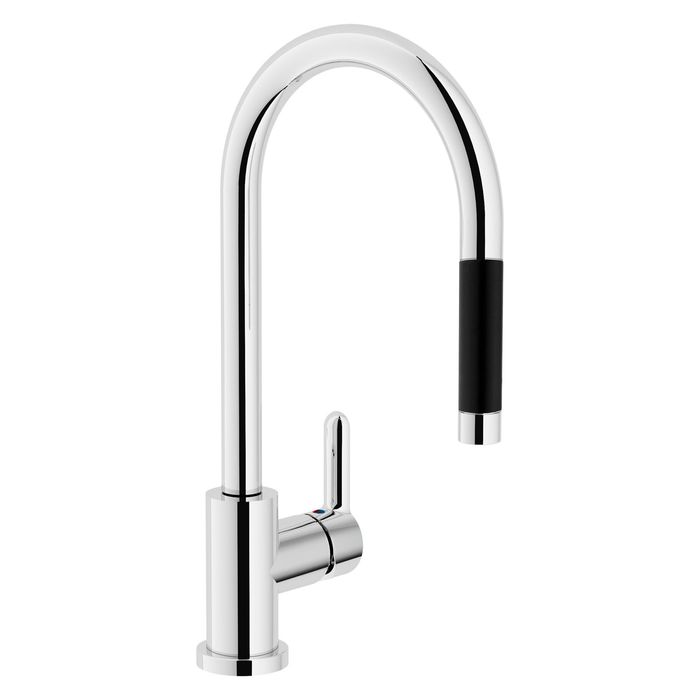 Смеситель для кухни Nobili ABC AB87137/1CR, с вытяжным душем