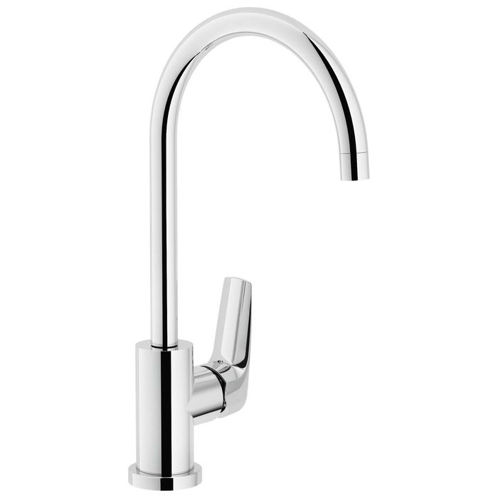 Смеситель для кухни Nobile NOBI NB84133CR, с полукруглым изливом