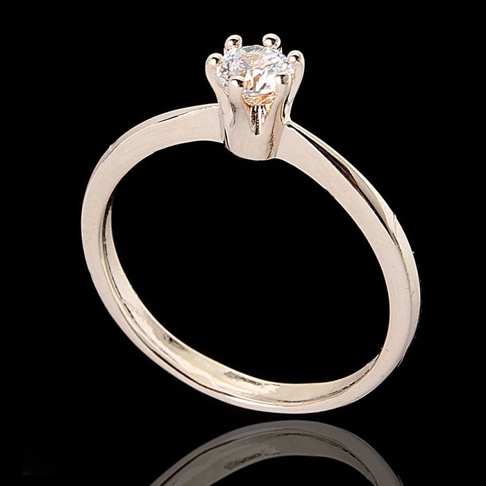 Кольцо "Шолемо", размер 17, цвет белый в золоте