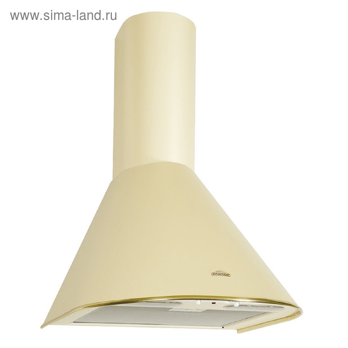Вытяжка Elikor Эпсилон 60П-430-П3Л каминная 430 м3ч 3 скорости 60 см ванильзолото 739000₽