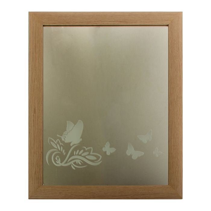 Зеркало "Лето" дуб 600х740