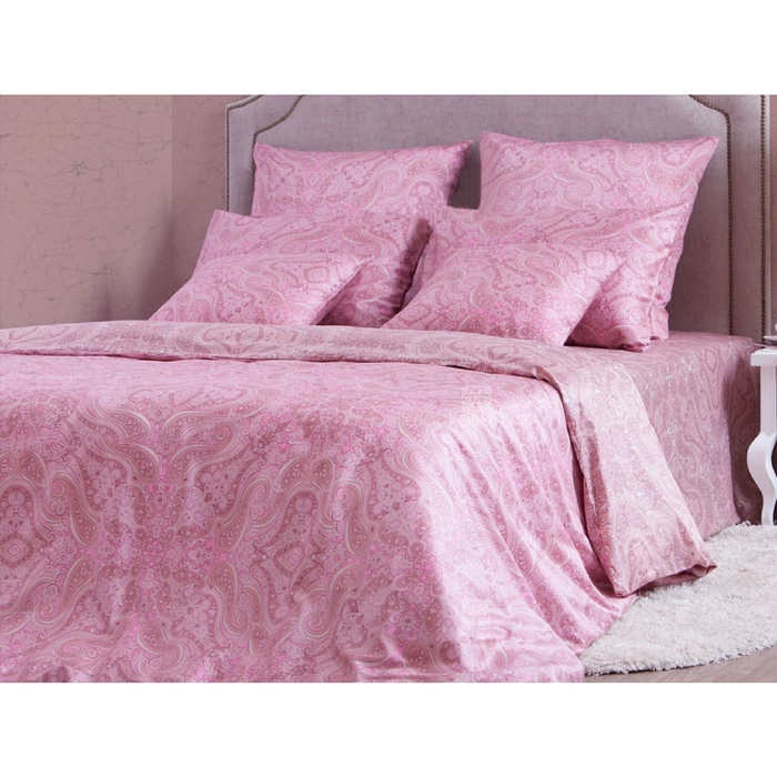 Постельное бельё "Турин пудра/3" дуэт, размер 220х240, 148х212-2шт., 70х70-2шт., 50х70-2шт., 130 г/м2