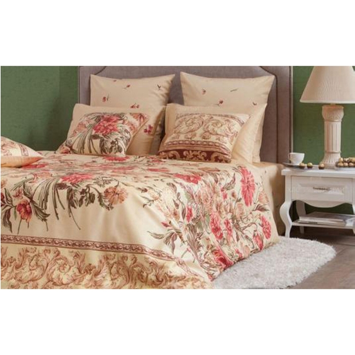 Постельное бельё "Валенсия/2" евро, размер 220х240, 200х220, 70х70-2шт., 50х70-2 шт, 130 г/м2