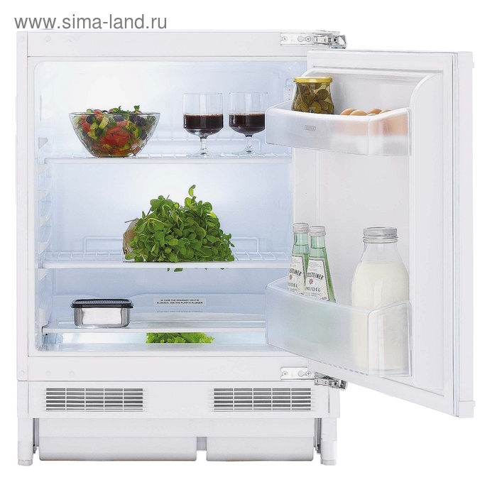 Холодильник Beko BU 1100 HCA, встраиваемый, однокамерный, класс А, 128 л, белый цена и фото